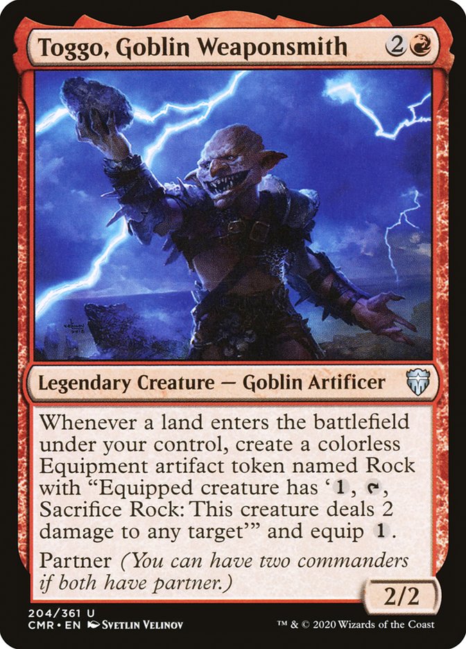Toggo, Goblin Weaponsmith [Commander Legends] | Card Merchant Takapuna