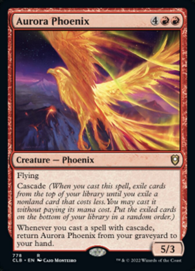 Aurora Phoenix [Commander Legends: Battle for Baldur's Gate] | Card Merchant Takapuna