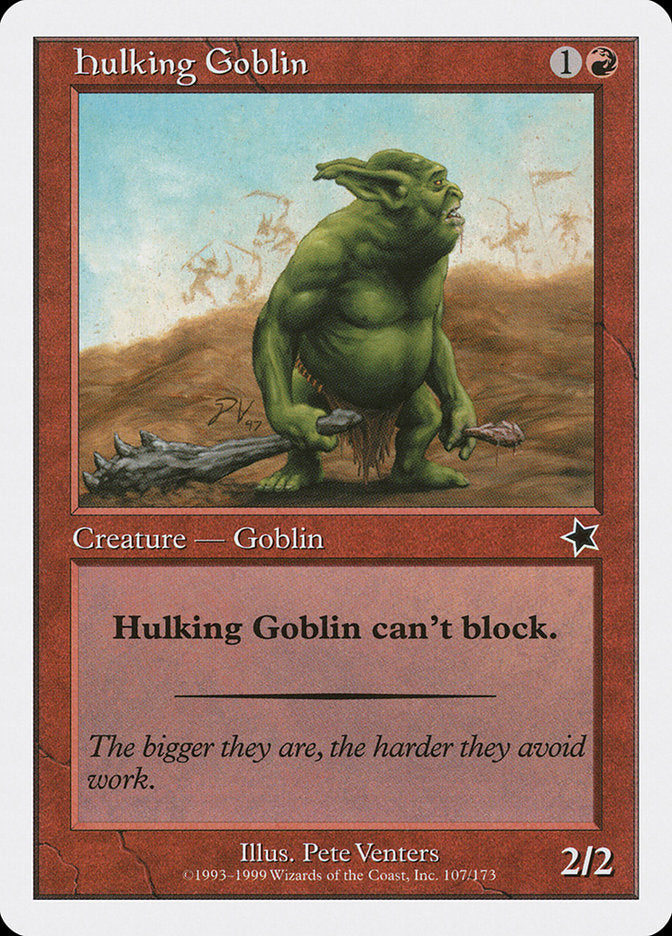 Hulking Goblin [Starter 1999] | Card Merchant Takapuna