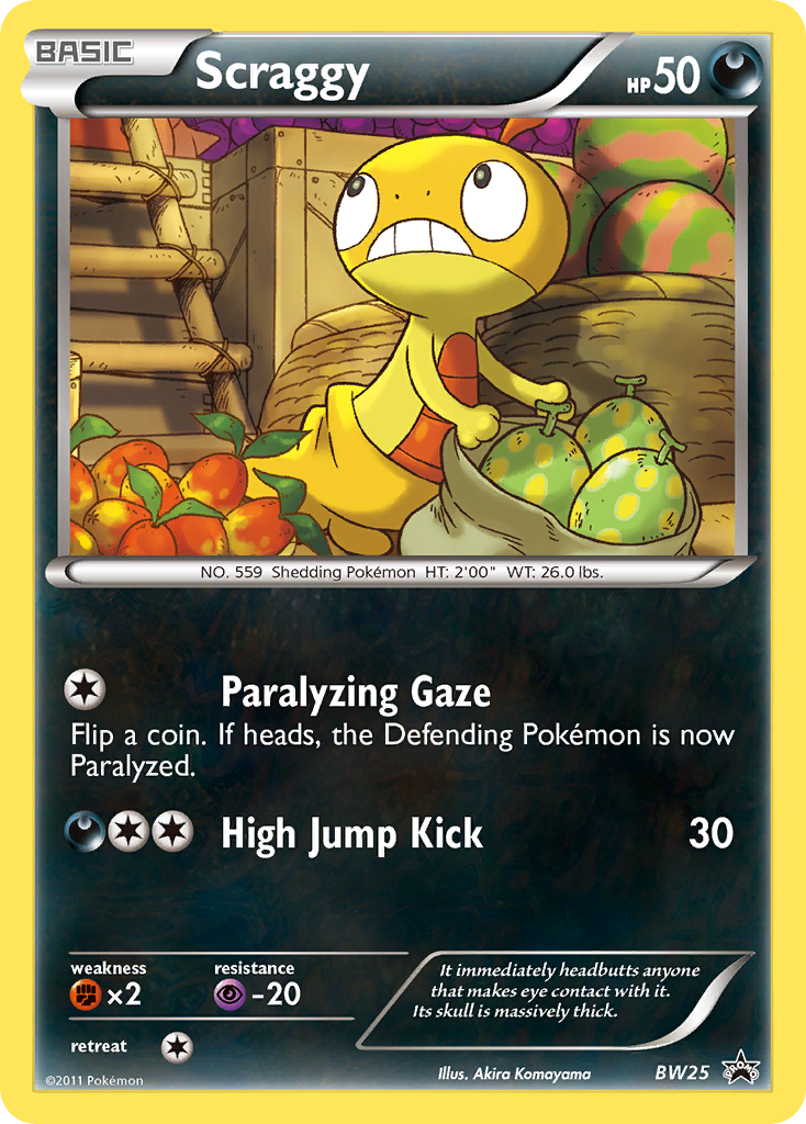 Scraggy (BW25) [Black & White: Black Star Promos] | Card Merchant Takapuna