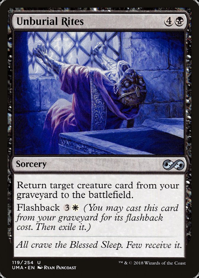 Unburial Rites [Ultimate Masters] | Card Merchant Takapuna