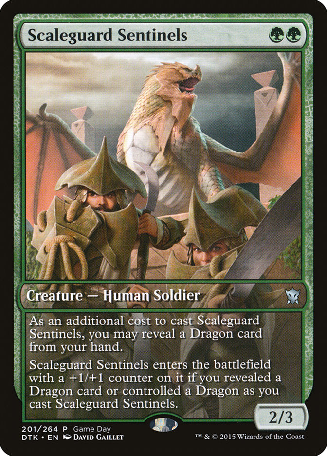 Scaleguard Sentinels (Game Day) [Dragons of Tarkir Promos] | Card Merchant Takapuna