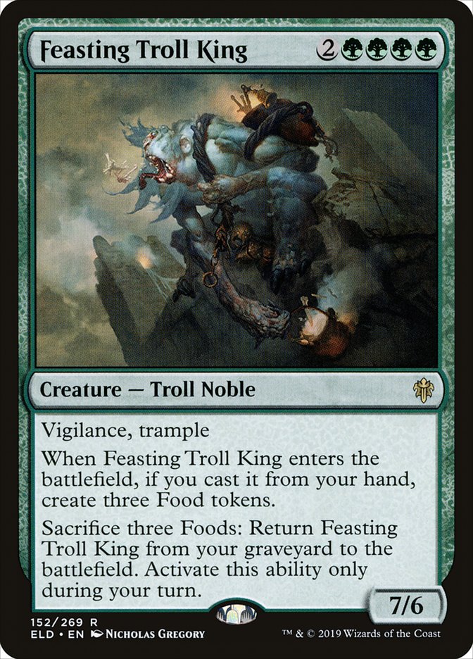 Feasting Troll King [Throne of Eldraine] | Card Merchant Takapuna
