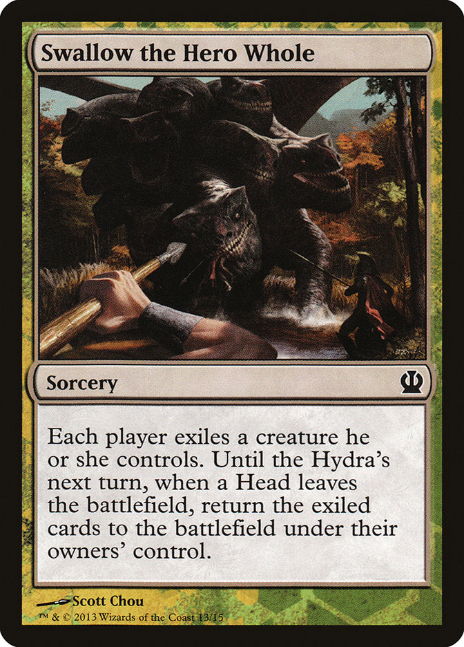Swallow the Hero Whole [Theros Face the Hydra] | Card Merchant Takapuna