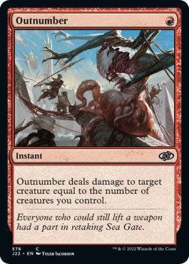 Outnumber [Jumpstart 2022] | Card Merchant Takapuna