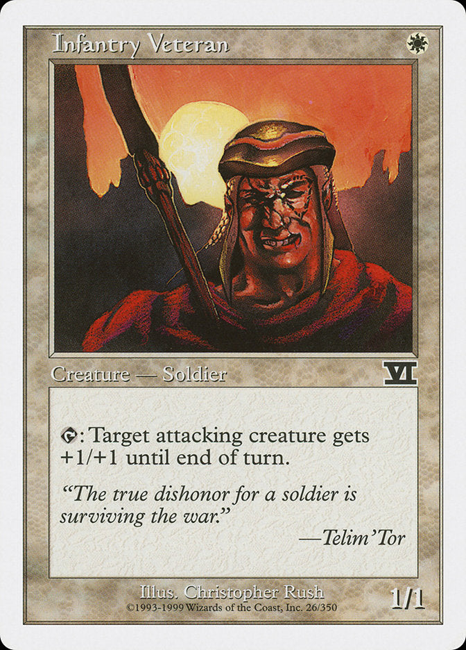 Infantry Veteran [Classic Sixth Edition] | Card Merchant Takapuna