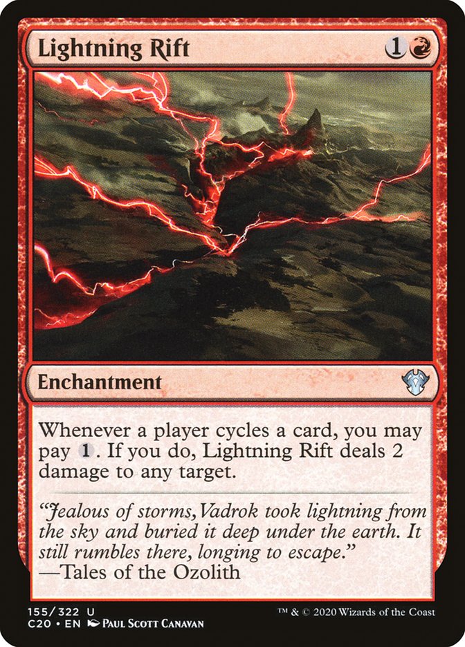 Lightning Rift [Commander 2020] | Card Merchant Takapuna
