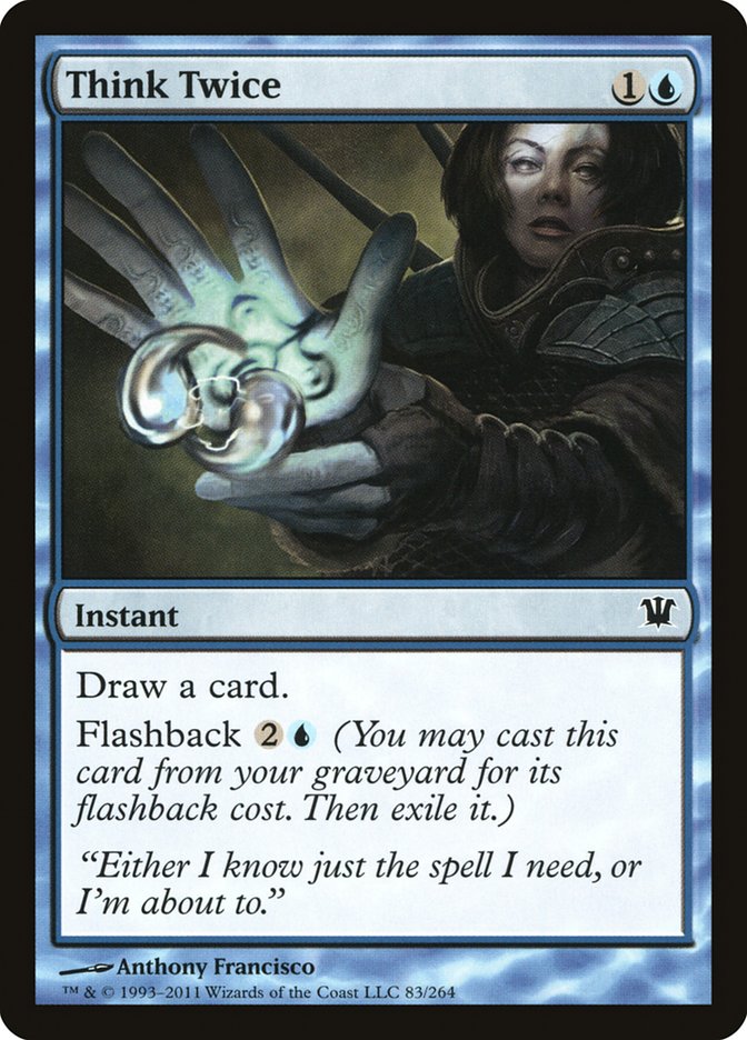 Think Twice [Innistrad] | Card Merchant Takapuna