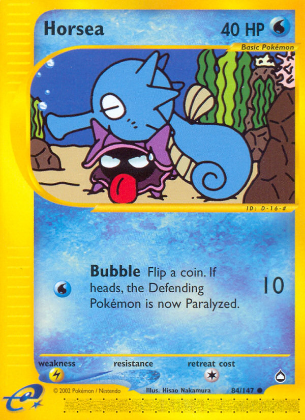 Horsea (84/147) [Aquapolis] | Card Merchant Takapuna