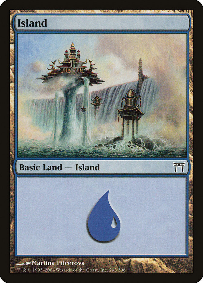 Island (293) [Champions of Kamigawa] | Card Merchant Takapuna