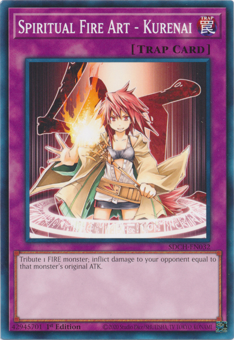 Spiritual Fire Art - Kurenai [SDCH-EN032] Common | Card Merchant Takapuna
