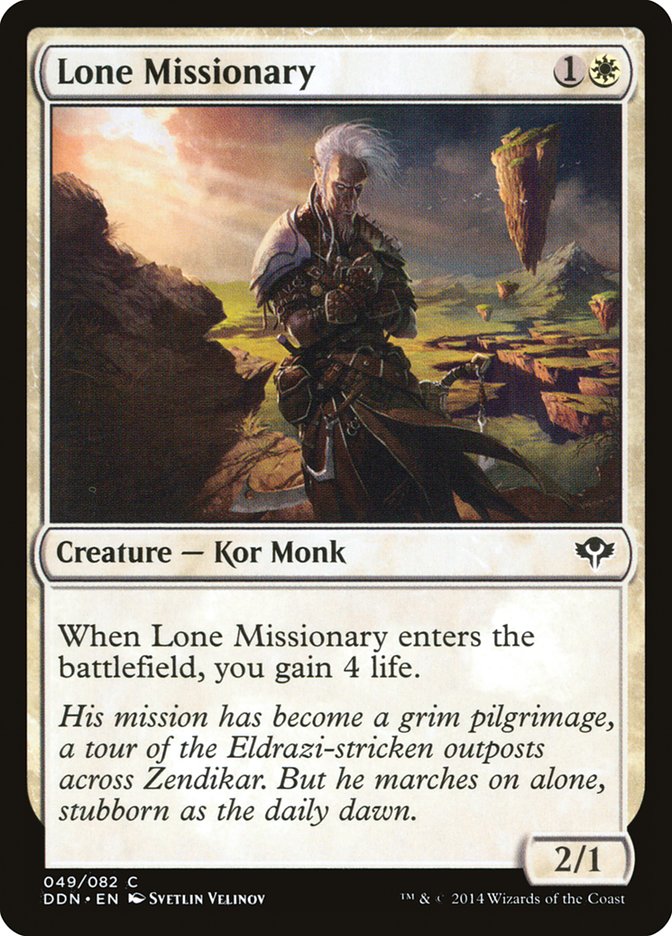 Lone Missionary [Duel Decks: Speed vs. Cunning] | Card Merchant Takapuna