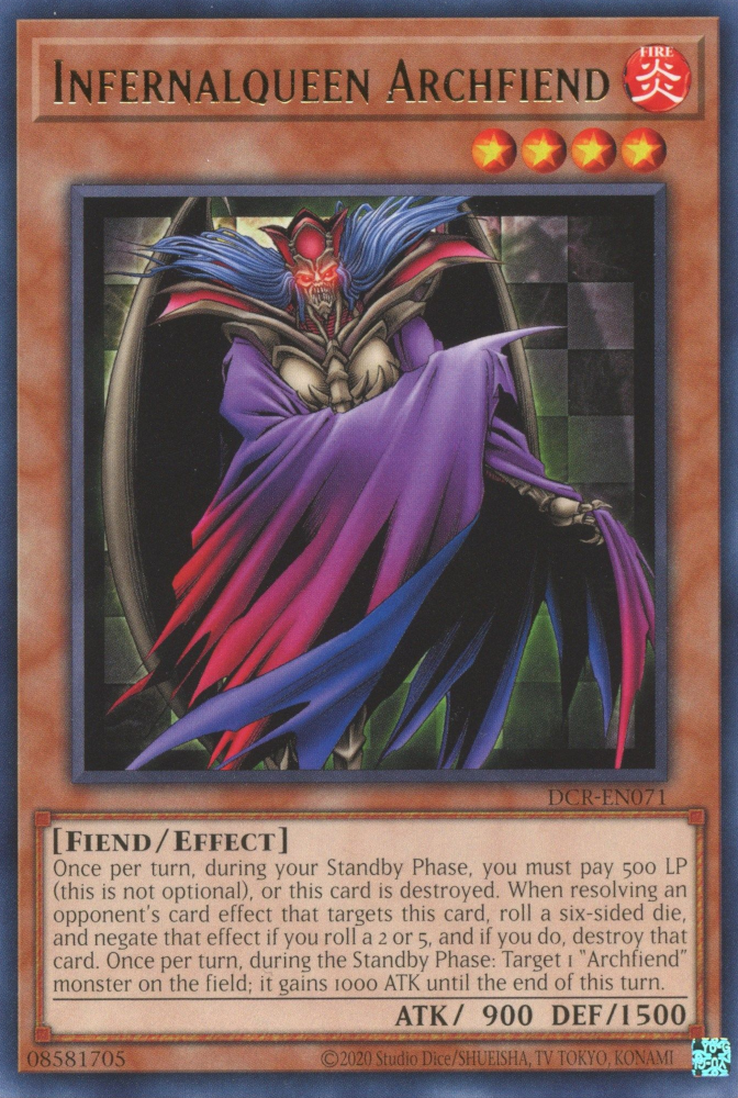 Infernalqueen Archfiend [DCR-EN071] Rare | Card Merchant Takapuna