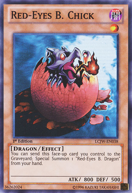 Red-Eyes B. Chick [LCJW-EN038] Super Rare | Card Merchant Takapuna