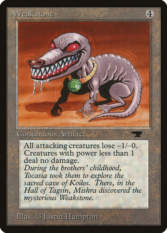 Weakstone [Antiquities] | Card Merchant Takapuna