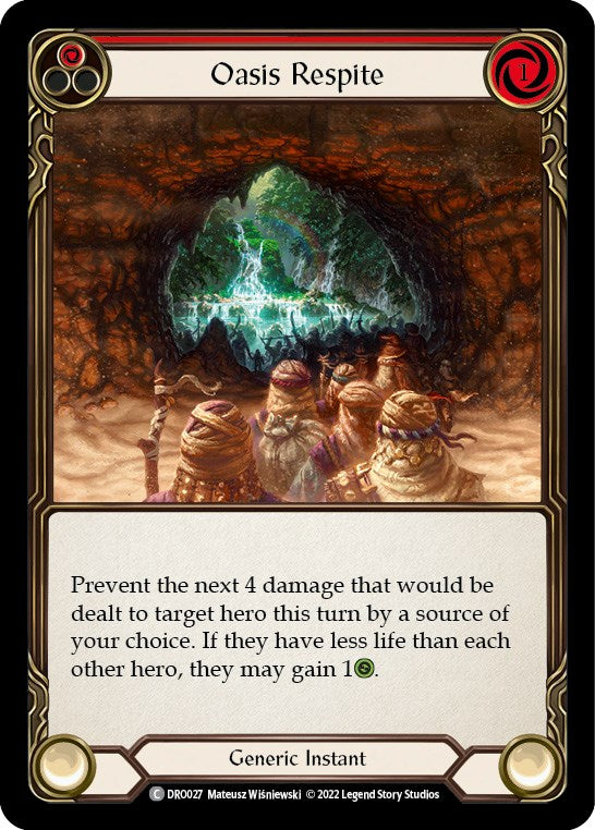 Oasis Respite [DRO027] (Uprising Dromai Blitz Deck) | Card Merchant Takapuna