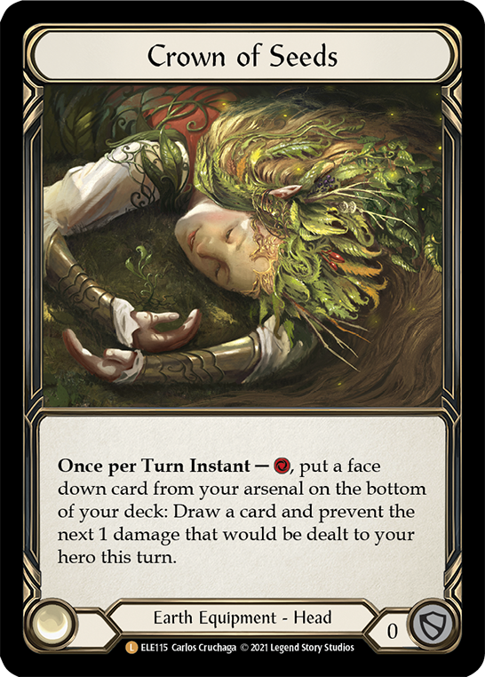 Crown of Seeds [ELE115] (Tales of Aria)  1st Edition Cold Foil | Card Merchant Takapuna