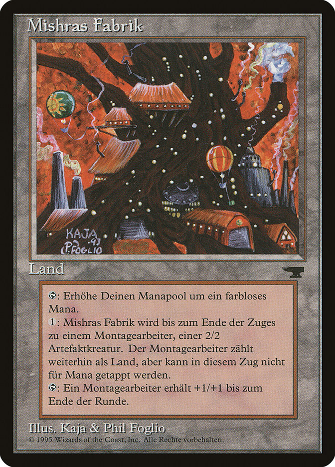 Mishra's Factory (German) - "Mishras Fabrik" [Renaissance] | Card Merchant Takapuna