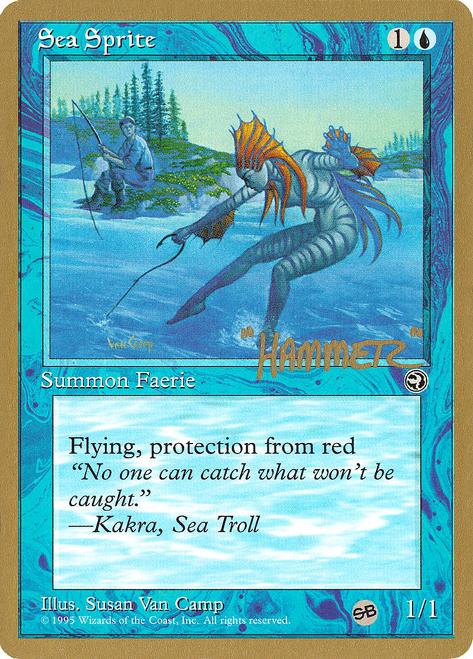 Sea Sprite (Shawn "Hammer" Regnier) (SB) [Pro Tour Collector Set] | Card Merchant Takapuna