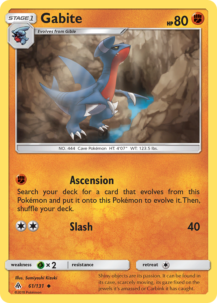 Gabite (61/131) [Sun & Moon: Forbidden Light] | Card Merchant Takapuna