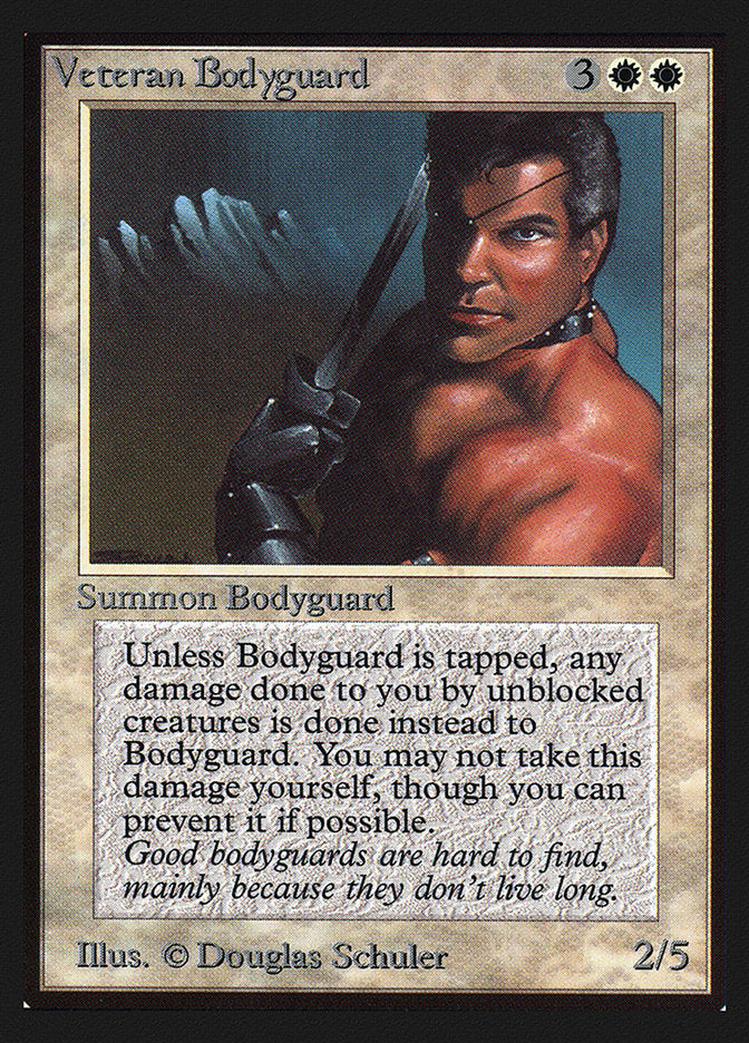 Veteran Bodyguard [International Collectors' Edition] | Card Merchant Takapuna