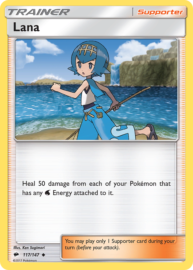 Lana (117/147) [Sun & Moon: Burning Shadows] | Card Merchant Takapuna