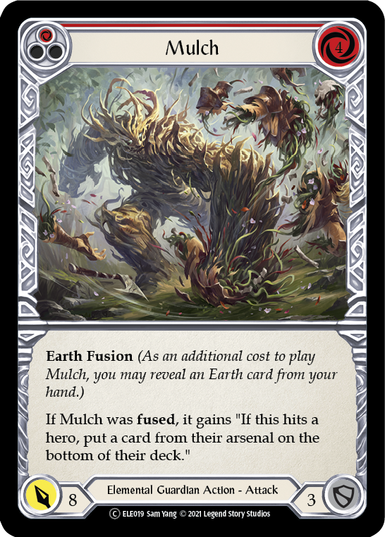 Mulch (Red) [U-ELE019] (Tales of Aria Unlimited)  Unlimited Rainbow Foil | Card Merchant Takapuna