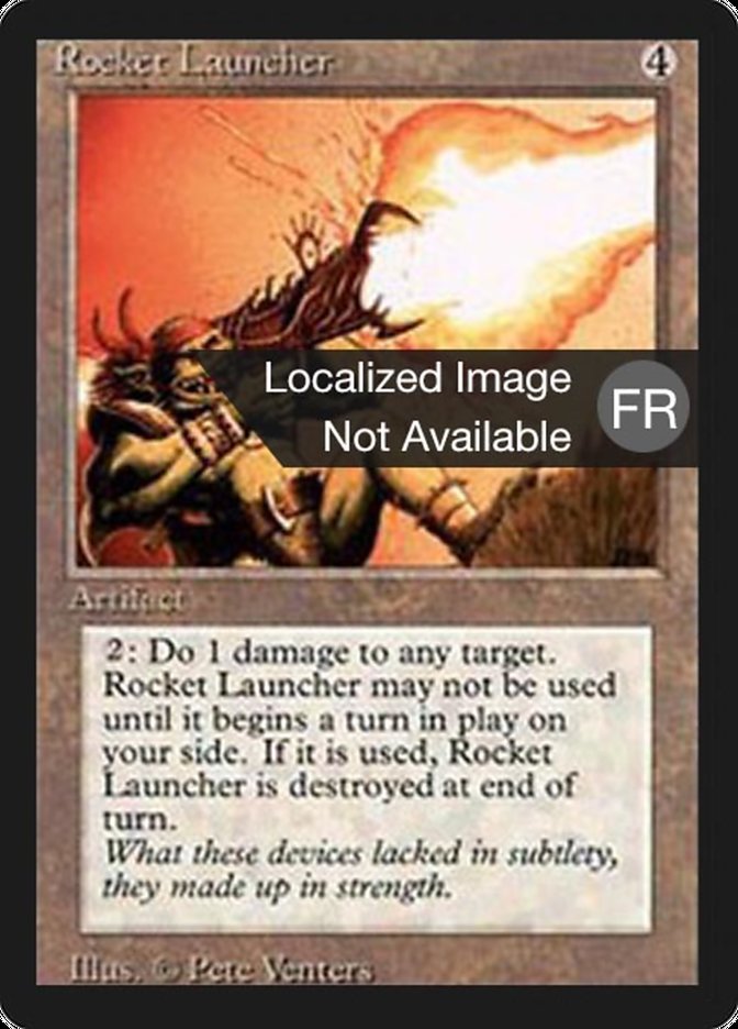 Rocket Launcher [Foreign Black Border] | Card Merchant Takapuna