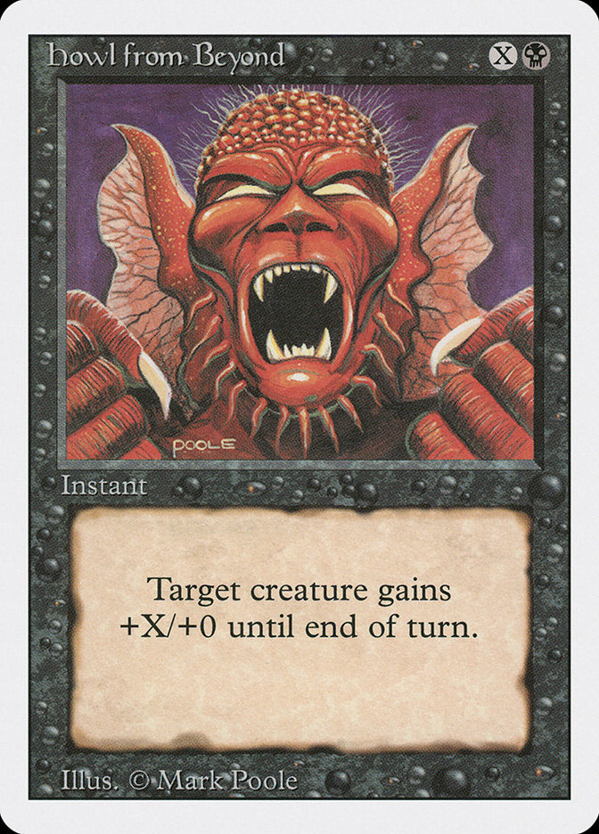Howl from Beyond [Revised Edition] | Card Merchant Takapuna