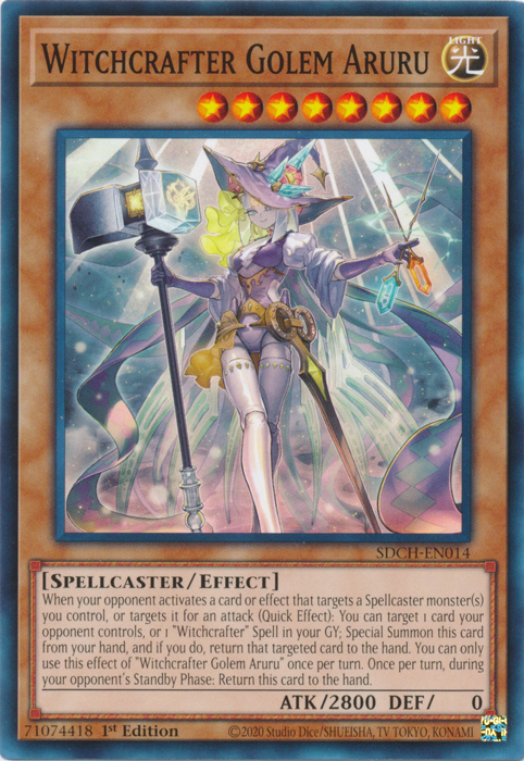Witchcrafter Golem Aruru [SDCH-EN014] Common | Card Merchant Takapuna