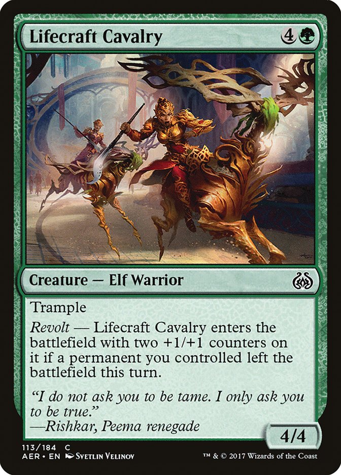 Lifecraft Cavalry [Aether Revolt] | Card Merchant Takapuna