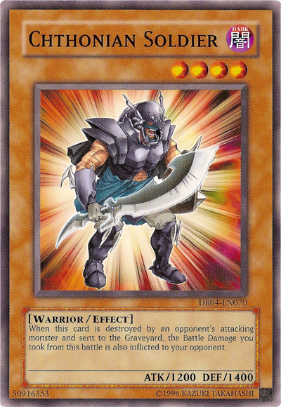 Chthonian Soldier [DR04-EN070] Common | Card Merchant Takapuna
