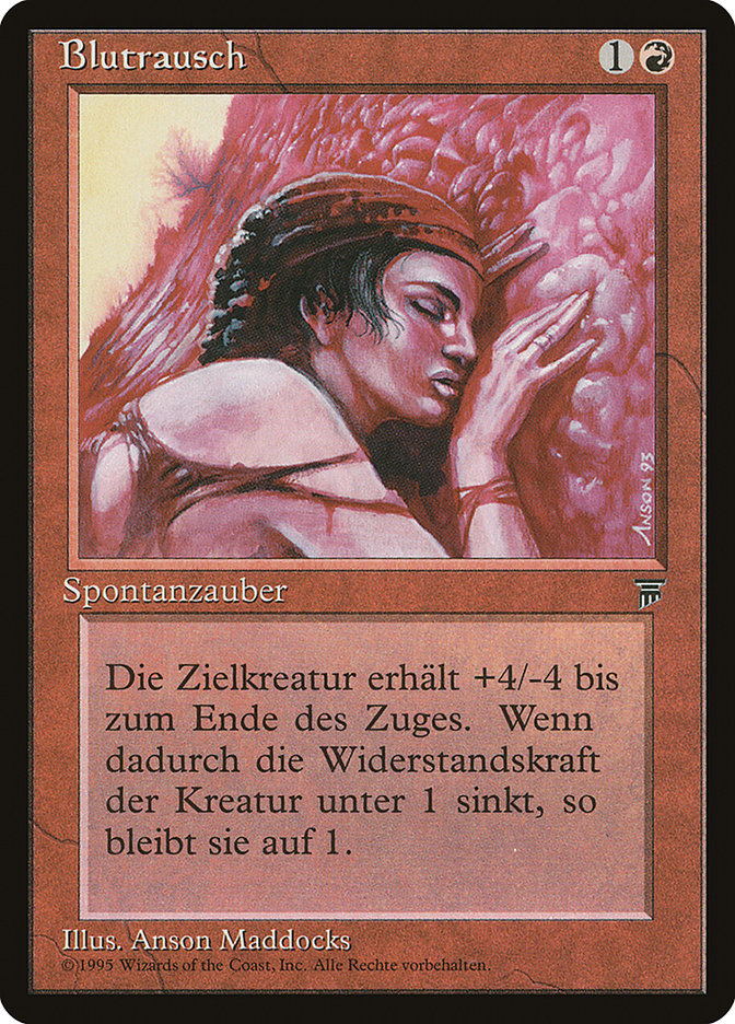 Blood Lust (German) - "Blutrausch" [Renaissance] | Card Merchant Takapuna