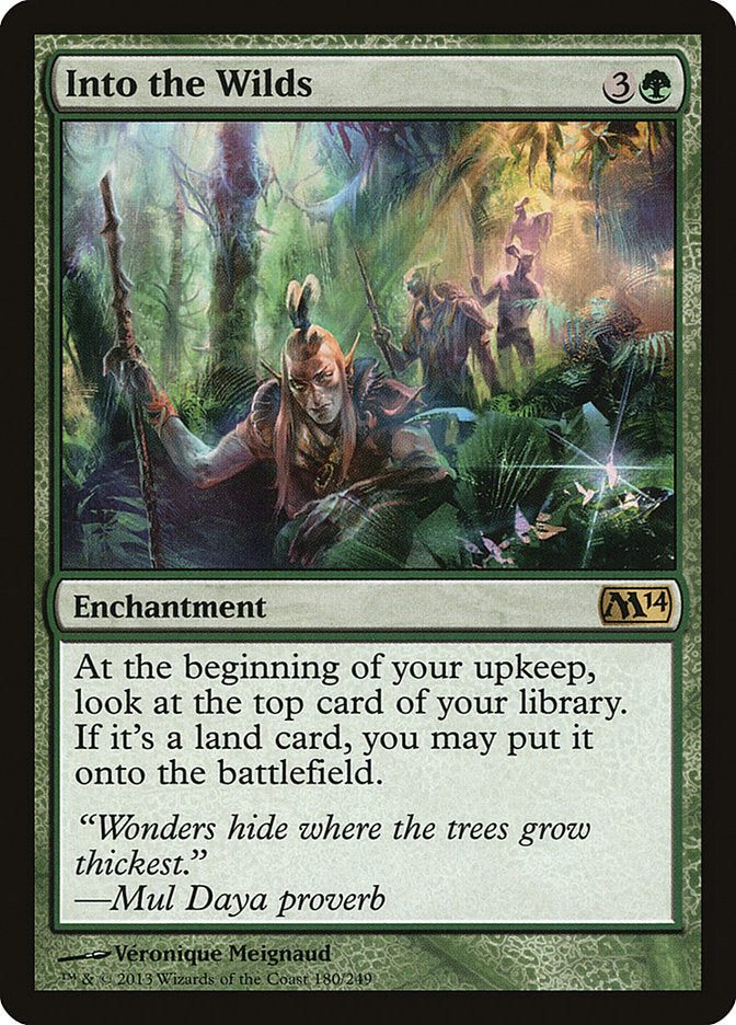 Into the Wilds [Magic 2014] | Card Merchant Takapuna