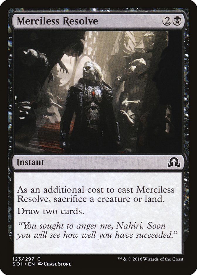 Merciless Resolve [Shadows over Innistrad] | Card Merchant Takapuna