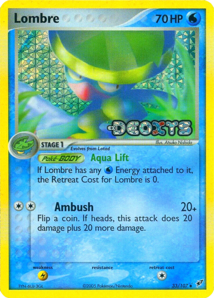 Lombre (33/107) (Stamped) [EX: Deoxys] | Card Merchant Takapuna