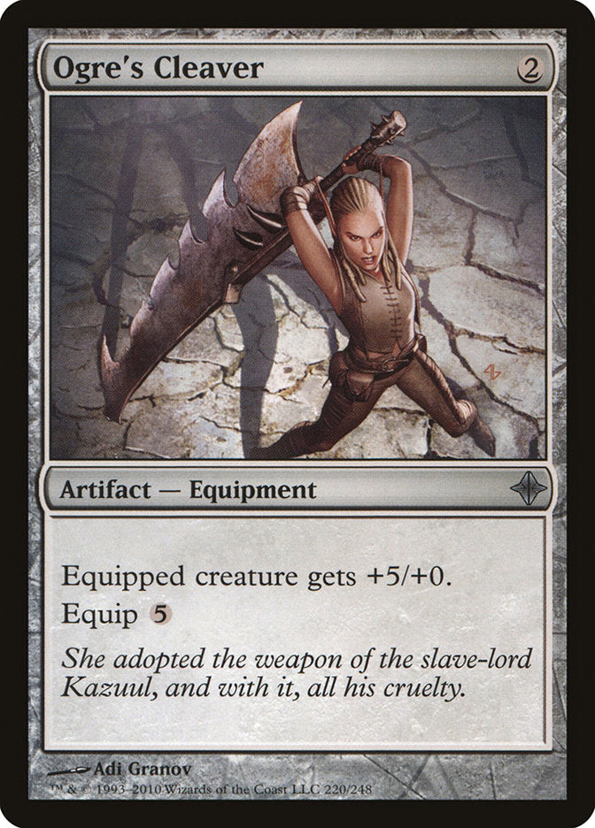 Ogre's Cleaver [Rise of the Eldrazi] | Card Merchant Takapuna
