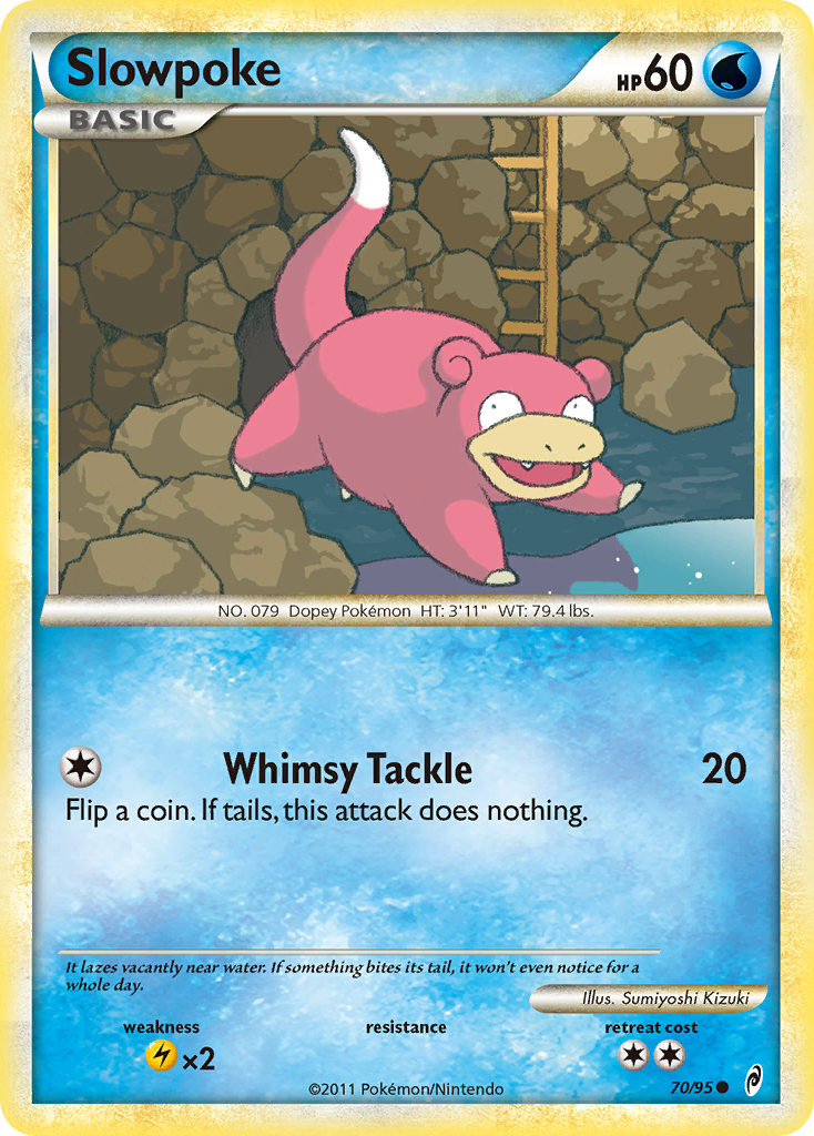 Slowpoke (70/95) [HeartGold & SoulSilver: Call of Legends] | Card Merchant Takapuna