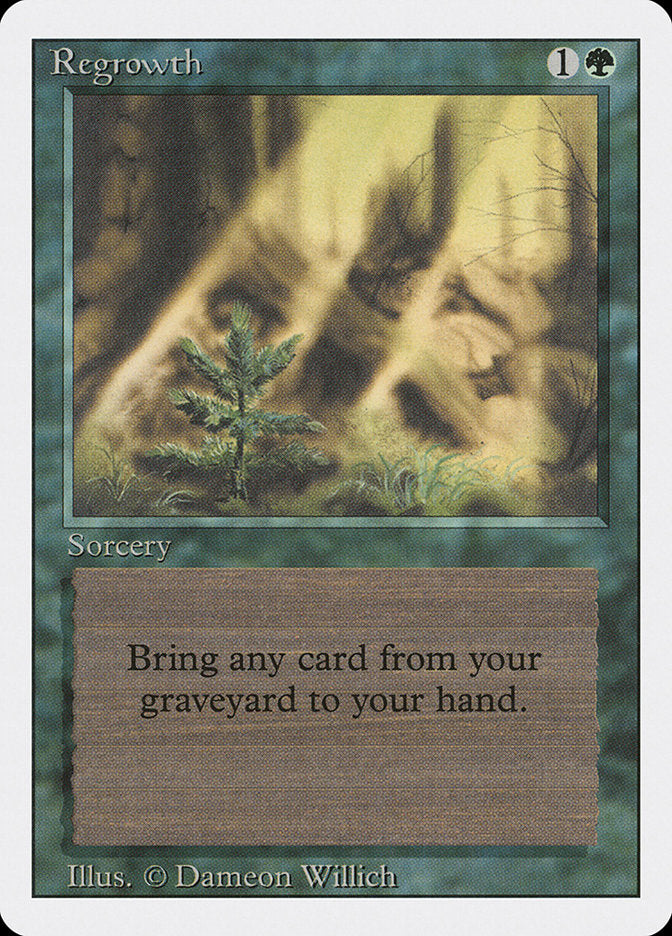 Regrowth [Revised Edition] | Card Merchant Takapuna