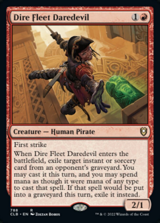 Dire Fleet Daredevil [Commander Legends: Battle for Baldur's Gate] | Card Merchant Takapuna