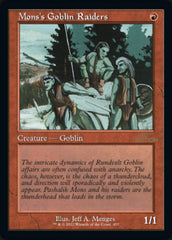 Mons's Goblin Raiders (Retro) [30th Anniversary Edition] | Card Merchant Takapuna