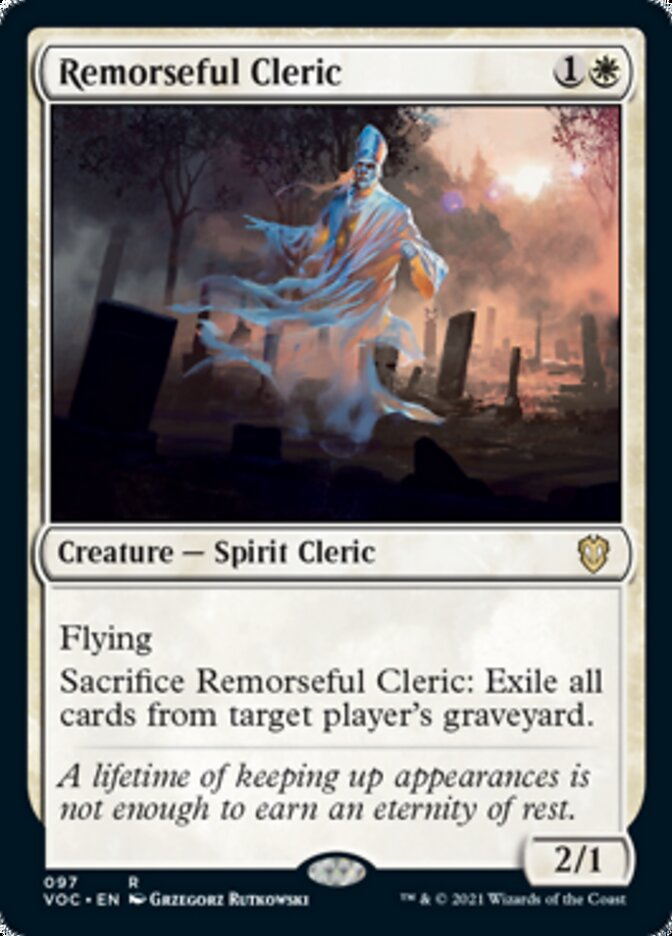 Remorseful Cleric [Innistrad: Crimson Vow Commander] | Card Merchant Takapuna