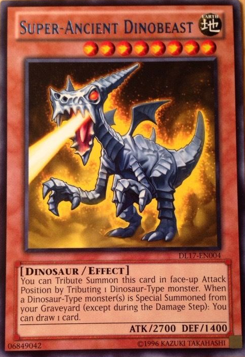 Super-Ancient Dinobeast (Blue) [DL17-EN004] Rare | Card Merchant Takapuna