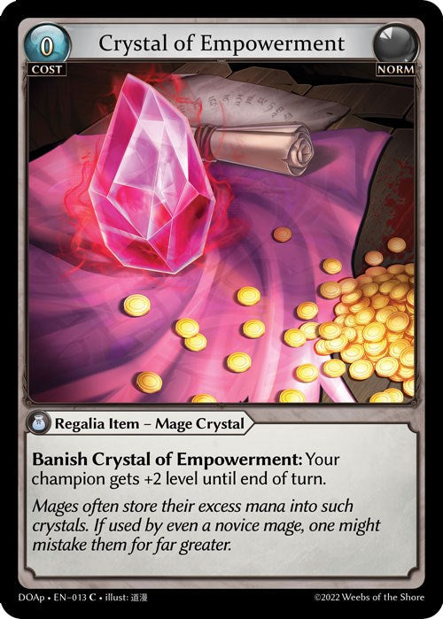 Crystal of Empowerment (013) [Dawn of Ashes: Prelude] | Card Merchant Takapuna