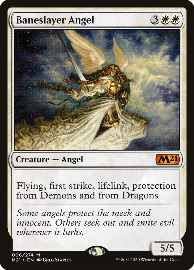 Baneslayer Angel [Core Set 2021] | Card Merchant Takapuna