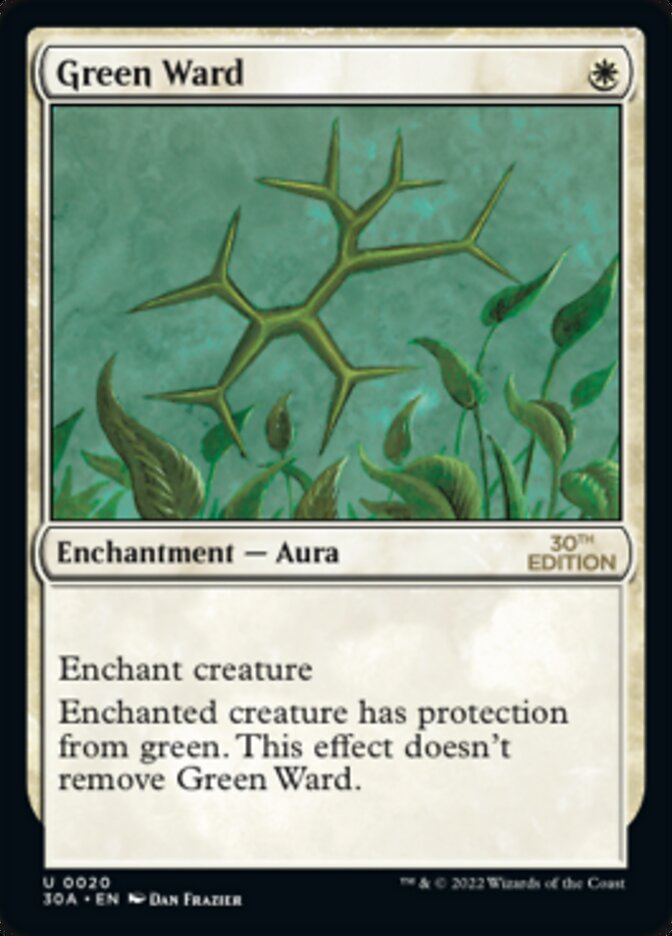 Green Ward [30th Anniversary Edition] | Card Merchant Takapuna