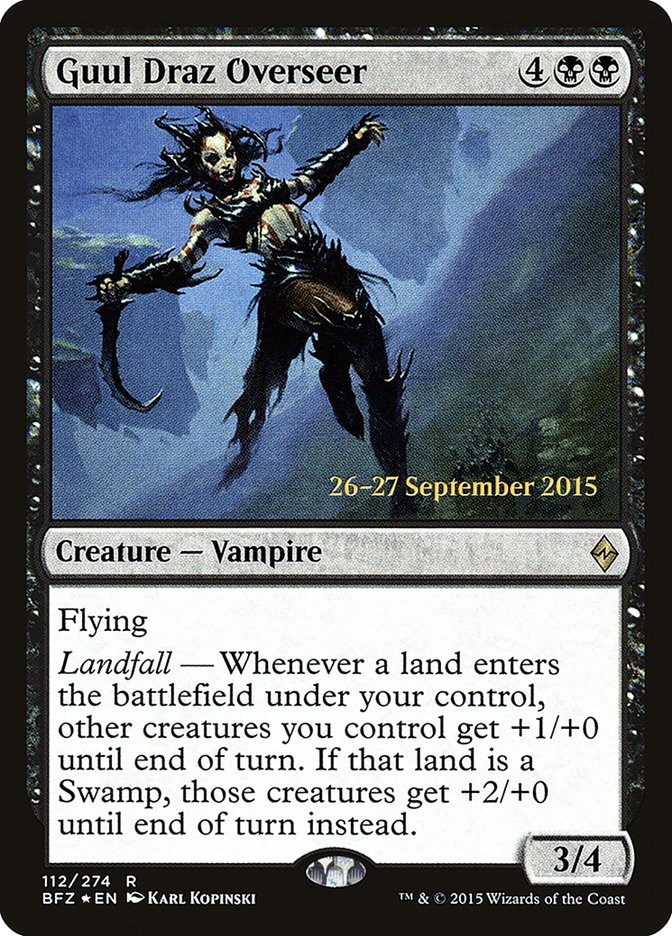 Guul Draz Overseer [Battle for Zendikar Prerelease Promos] | Card Merchant Takapuna