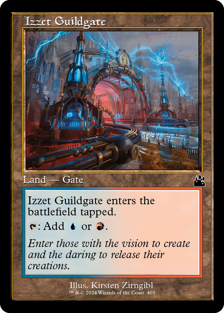 Izzet Guildgate (Retro Frame) [Ravnica Remastered] | Card Merchant Takapuna