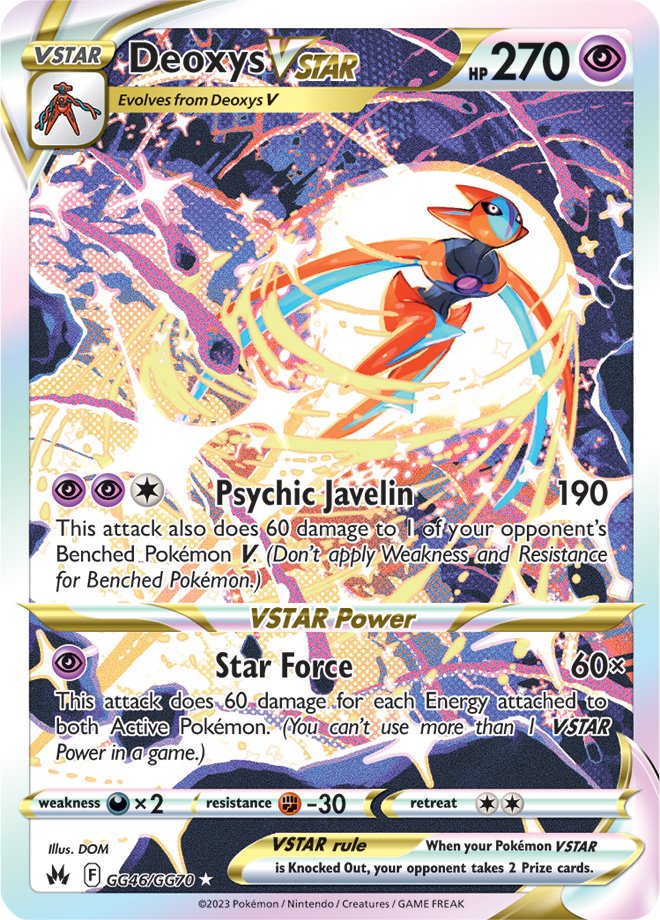 Deoxys VSTAR (GG46/GG70) [Sword & Shield: Crown Zenith] | Card Merchant Takapuna