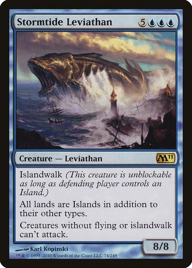 Stormtide Leviathan [Magic 2011] | Card Merchant Takapuna